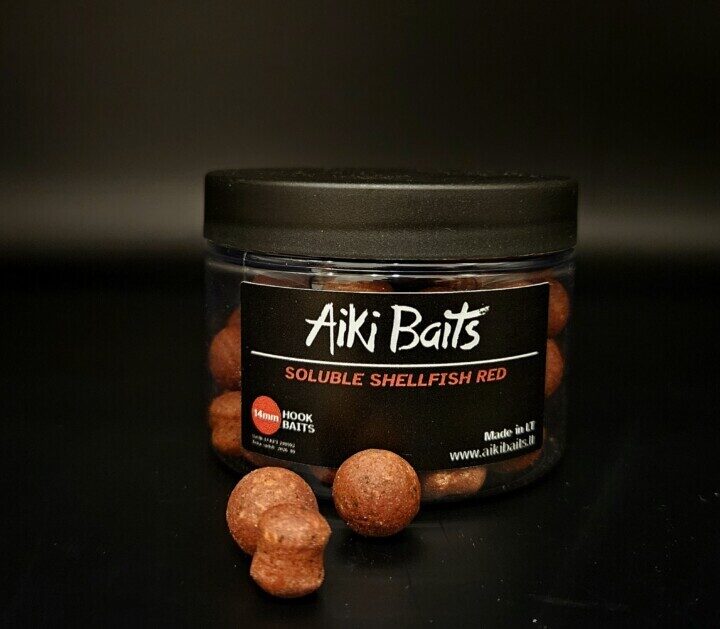 Aiki Baits Hook Baits Soluble (tirpūs) Shellfish 14mm