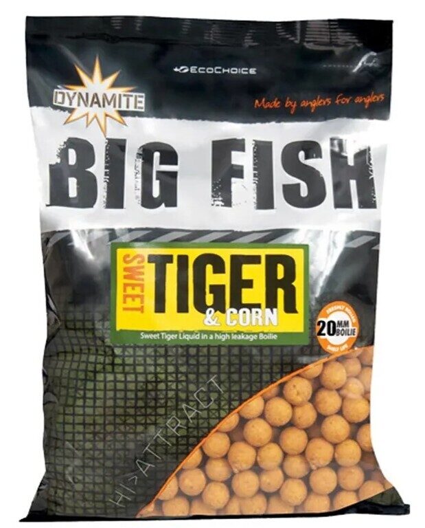 Boiliai Dynamite Baits Big Fish 20mm 1,8kg - Sweet Tiger & Corn