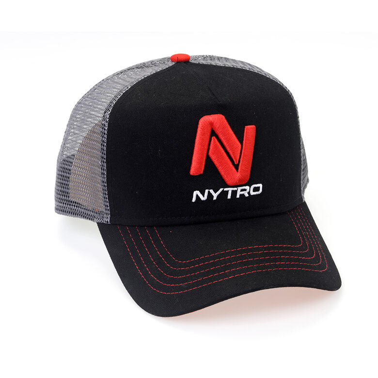 NYTRO BLACK TRUCKER CAP (MESH BACK)