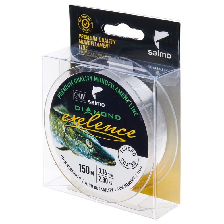 Salmo Diamond Exelence Fluoro Coated Clear 150m