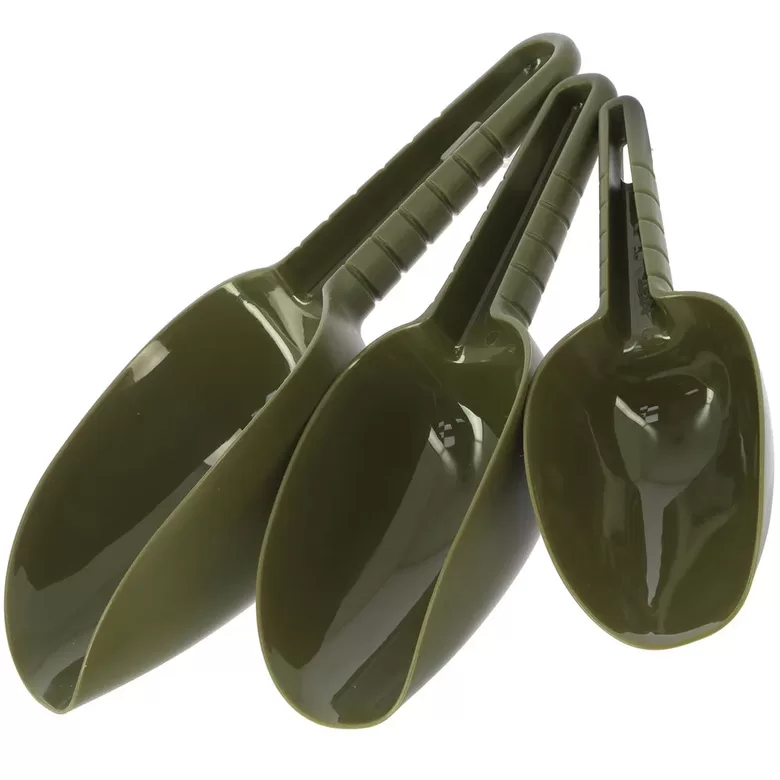 Samtelių rinkinys NGT 3pc Baiting Spoon Set- Ideal for PVA Bags, Spod Mix and Bait Launchers