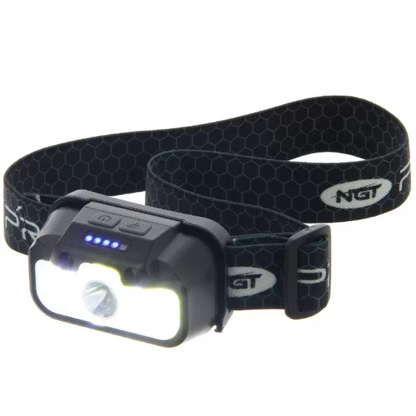  Prožektorius NGT Profiler Headlight - 330 Lumens USB Rechargable Motion Sensor Headlight with Case