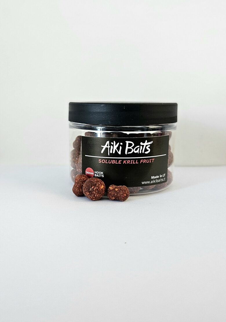 Aiki Baits Hook Baits Soluble (tirpūs) Krill Fruit 14mm