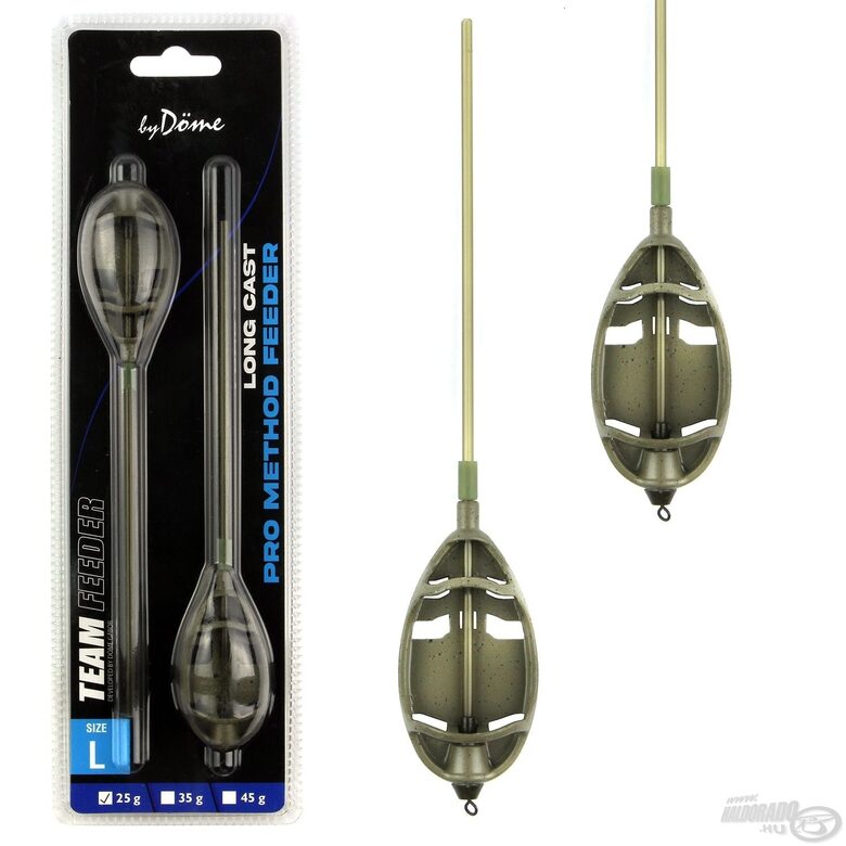By Döme TEAM FEEDER Long Cast Pro Method Feeder kosár XL