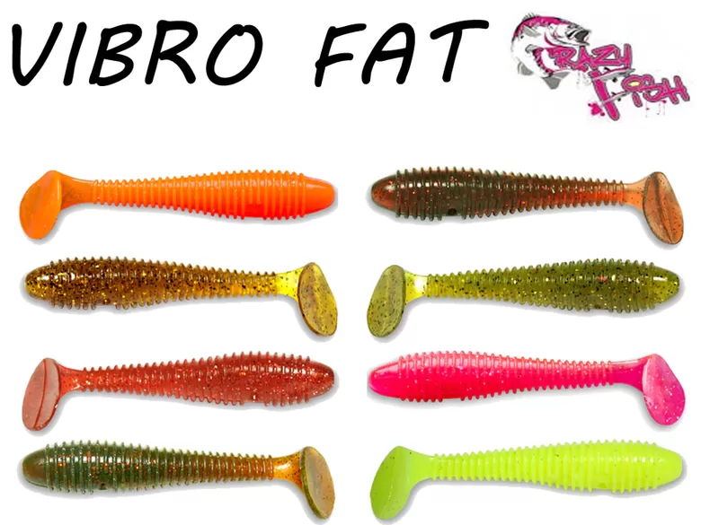 Crazy Fish Vibro Fat 4.7" 12cm