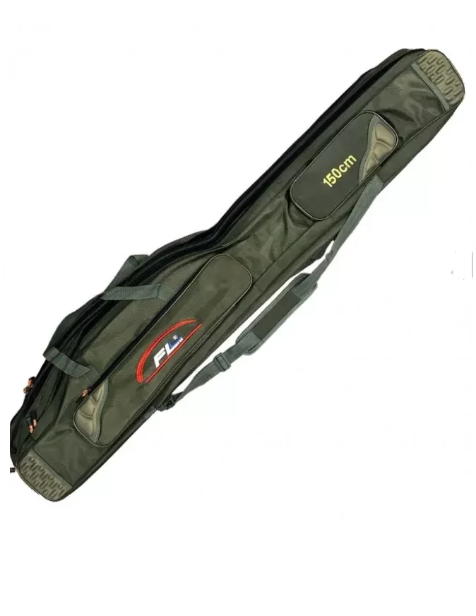 FL pakietintas dėklas meškerėms (4 skyriai) 150cm