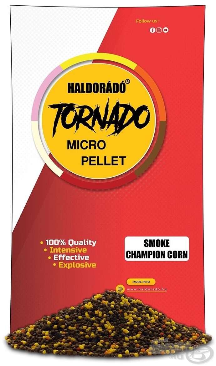 HALDORÁDÓ TORNADO Smoke Micro Pellet 2/3 mm