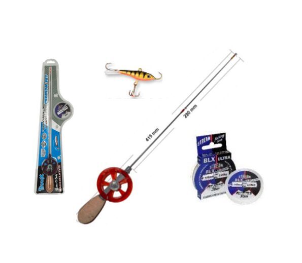 Žieminės meškerėlės FINNEX Paruoštas komplektas gaudyti su balansyru HFTC