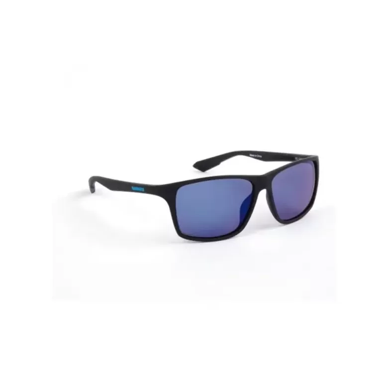 Shimano Eyewear Technium Matte Black & Blue Mirror