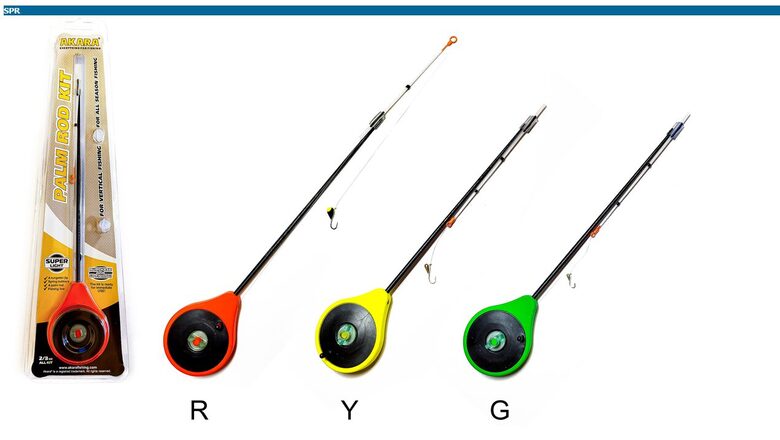 Žieminės meškerėlės AKARA SPR Paruošta meškerėlė žvejybai