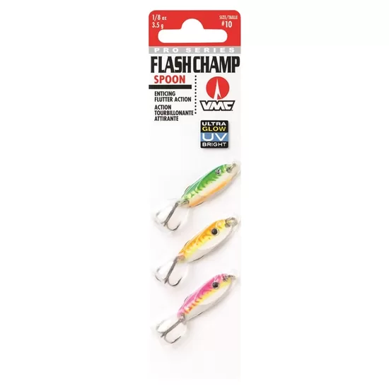 VMC Flash Champ Spoon Kit Glow UV (3pcs) - #10 3,5g 