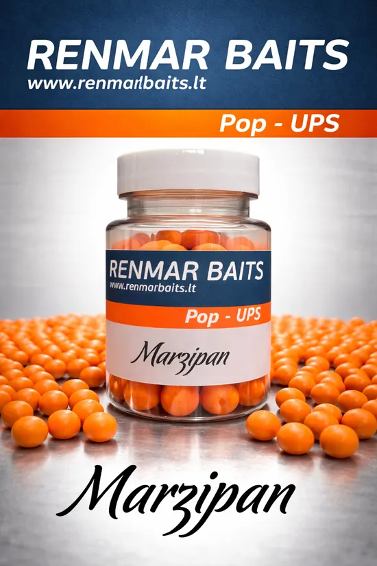 Renmar Baits boiliai Pop-Ups 10mm Marcipanas 