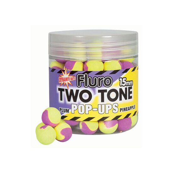 Dynamite Baits FLURO 2 TONE PLUM&PINEAP. 15mm