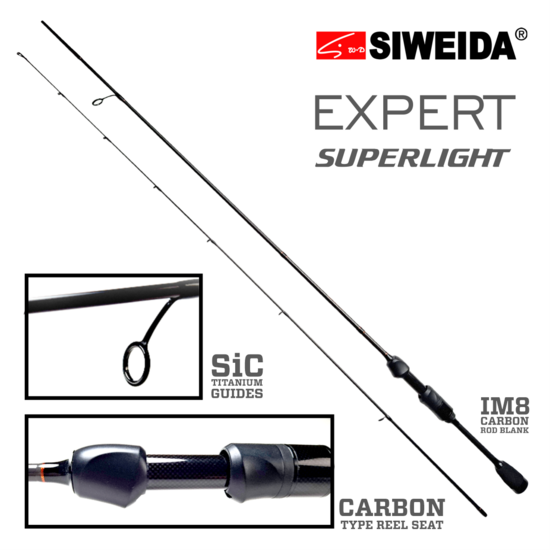 Spiningas Siweida EXPERT Superlight 1,85m 0,1-1,5g