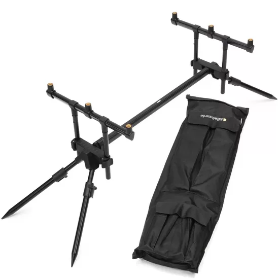 Stovas NGT Quickfish Pod MK2-I - 3 Rod Pod Fully Adjustable with Case