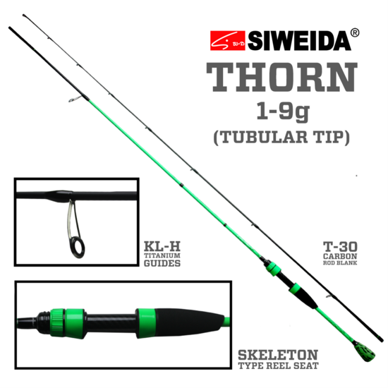 Spiningas Siweida THORN.,2,10m.,1-9g