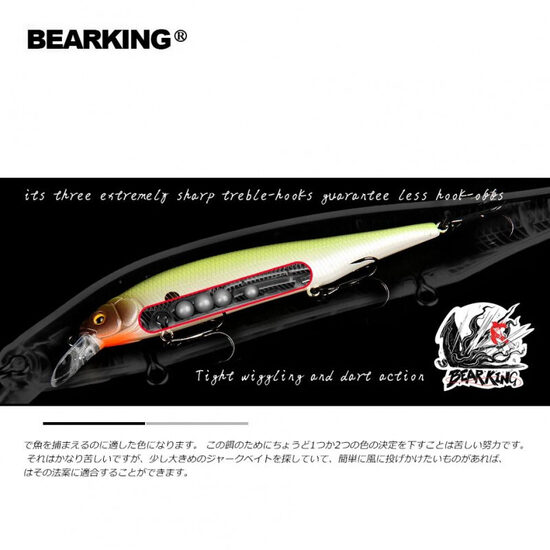 Vobleris BEARKING M114 Ito Shiner 115SP 15g (0,5-1,2m)