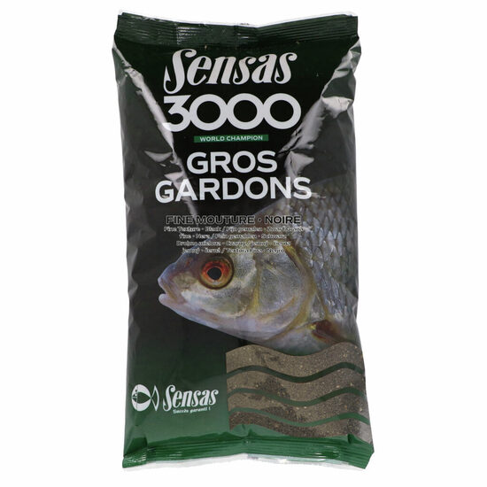 Sensas 3000 Gros Gardons Fine Texture Black 1kg