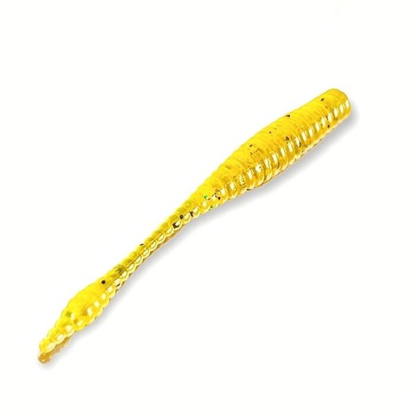 "Ribbed Leech" 45mm/1.8" 10vnt. Caramel