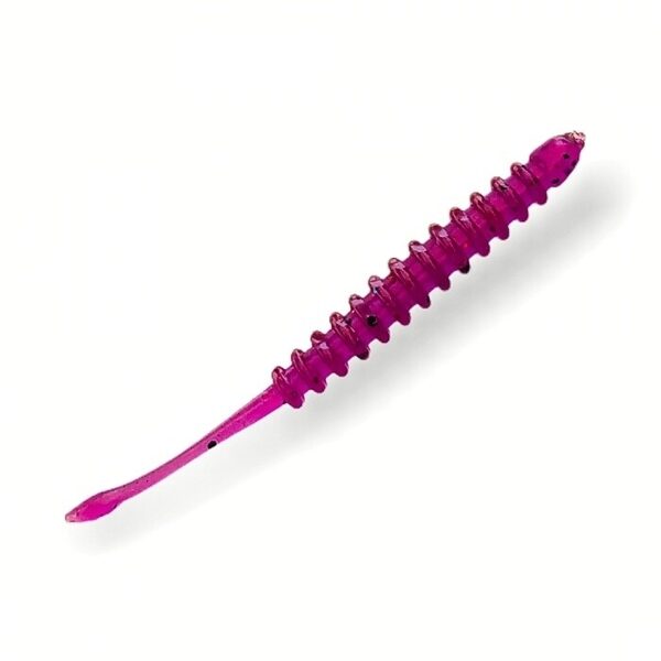 "Ribbed Worm" 1,8" 4,5cm.10vnt. Swamp Lox