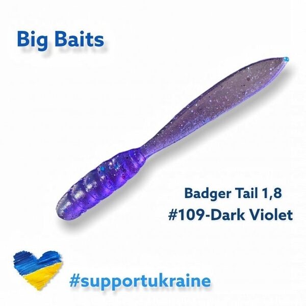 "Badger Tail" 1,8" 10vnt. Dark Violet