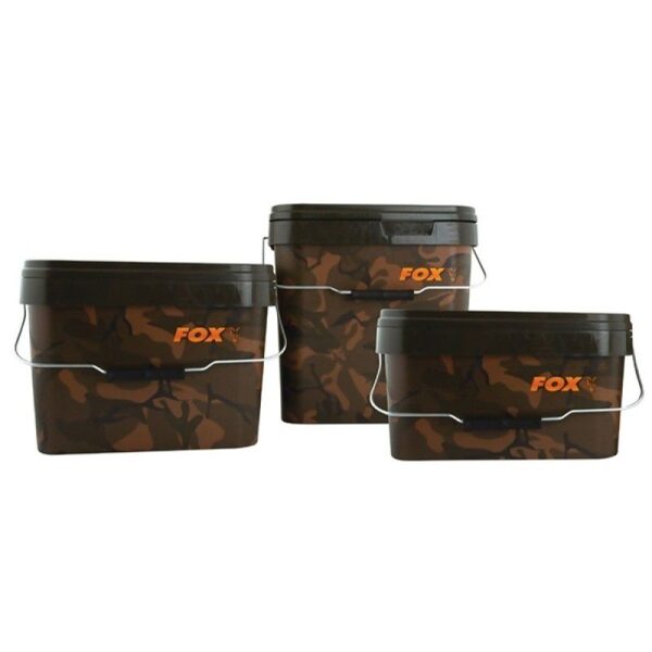 FOX Camo Square Bucket kibiras su dangčiu