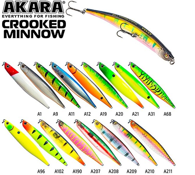 AKARA «Crooked Minnow» 110 F