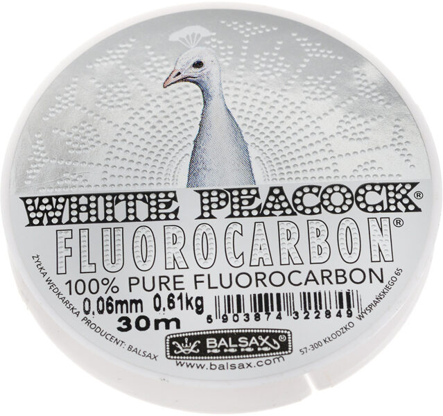 Fluorokarboninis valas Balsax White Peacock