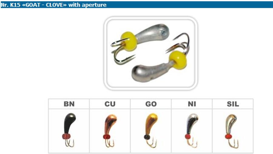 Avižėlė K15 «GOAT - CLOVE» 0,85 g