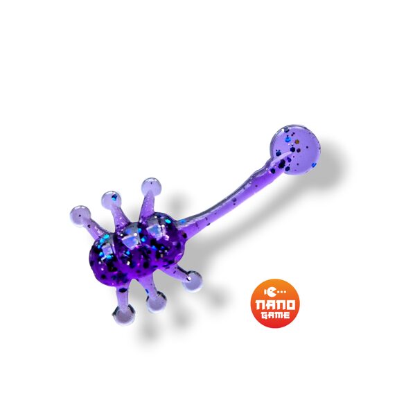 "Zipo" 1.3" (33mm) 12vnt. Violet